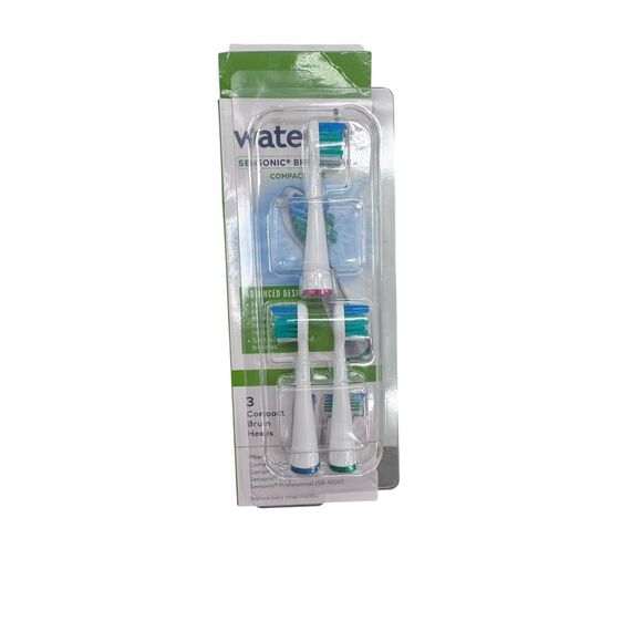 Waterpik Sensonic Toothbrush Brush Heads 3ct Compact Size New Fast Shipping - Picture 6 of 6